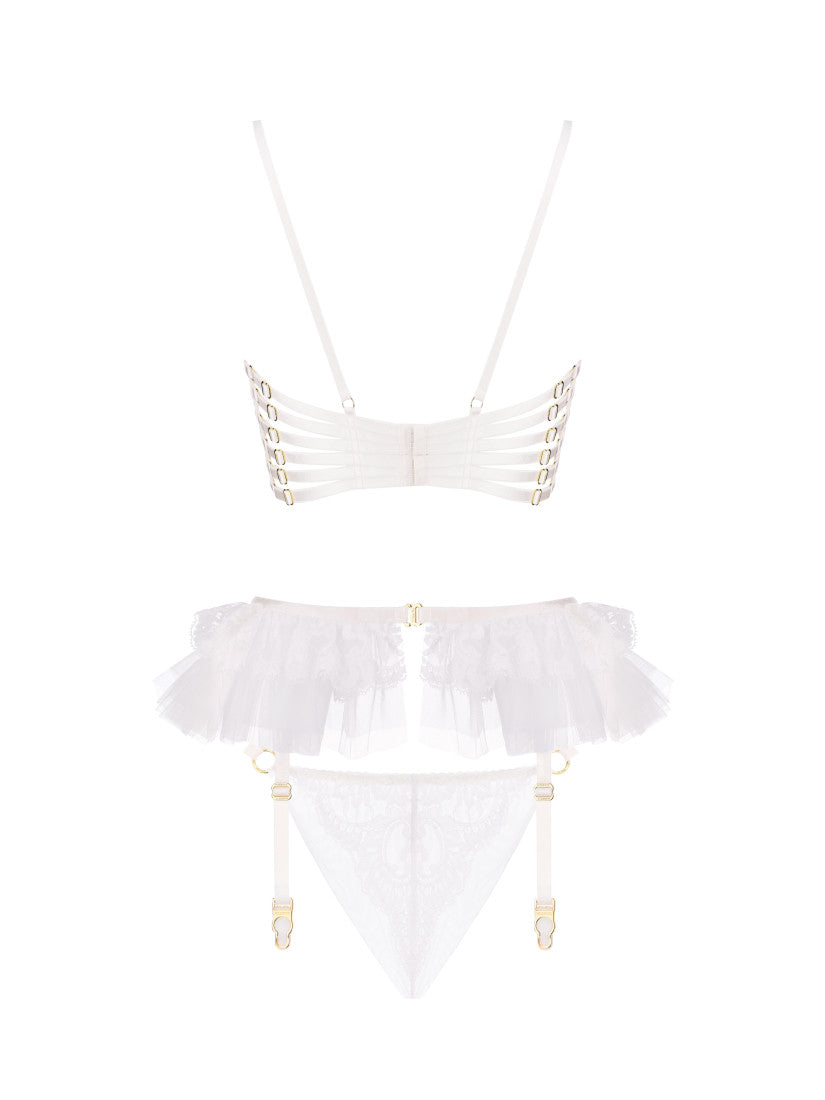Set Rose Blank Milk With Belt