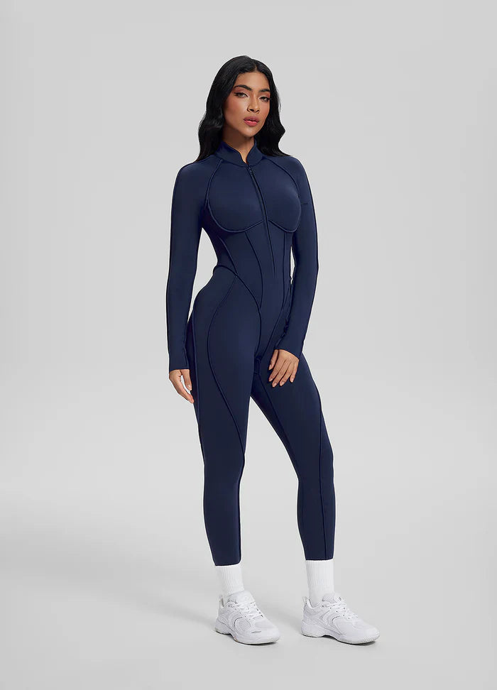 Closed-Back Catsuit Navy